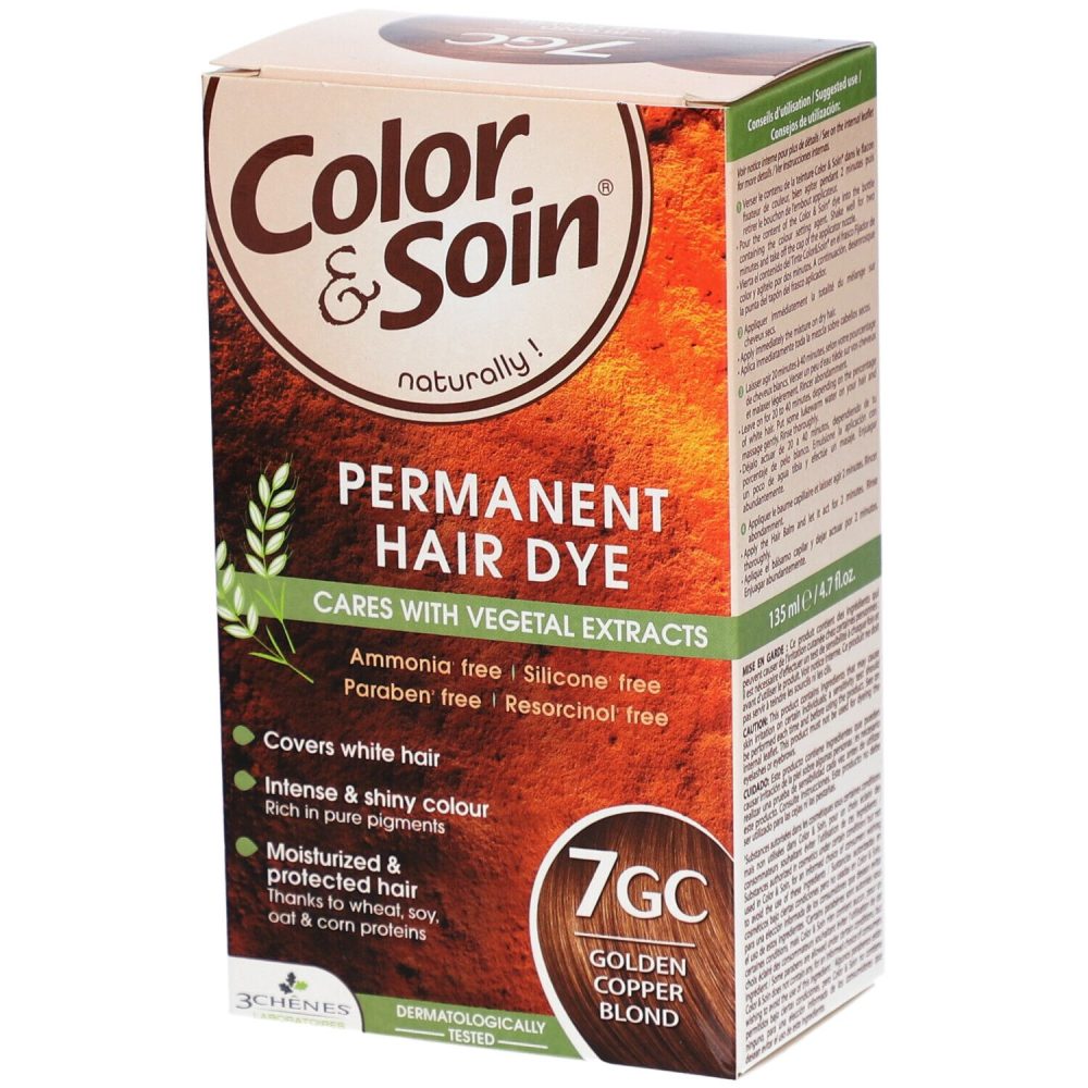 Les 3 Chênes Color & Soin Coloration 7GC Goldblond kupferfarben