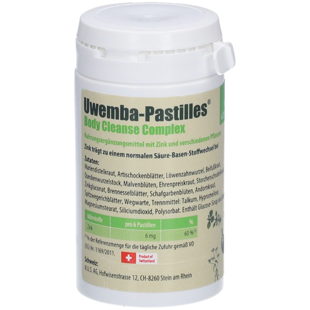 Uwemba-Pastilles Body Cleanse Complex (250 Stk)
