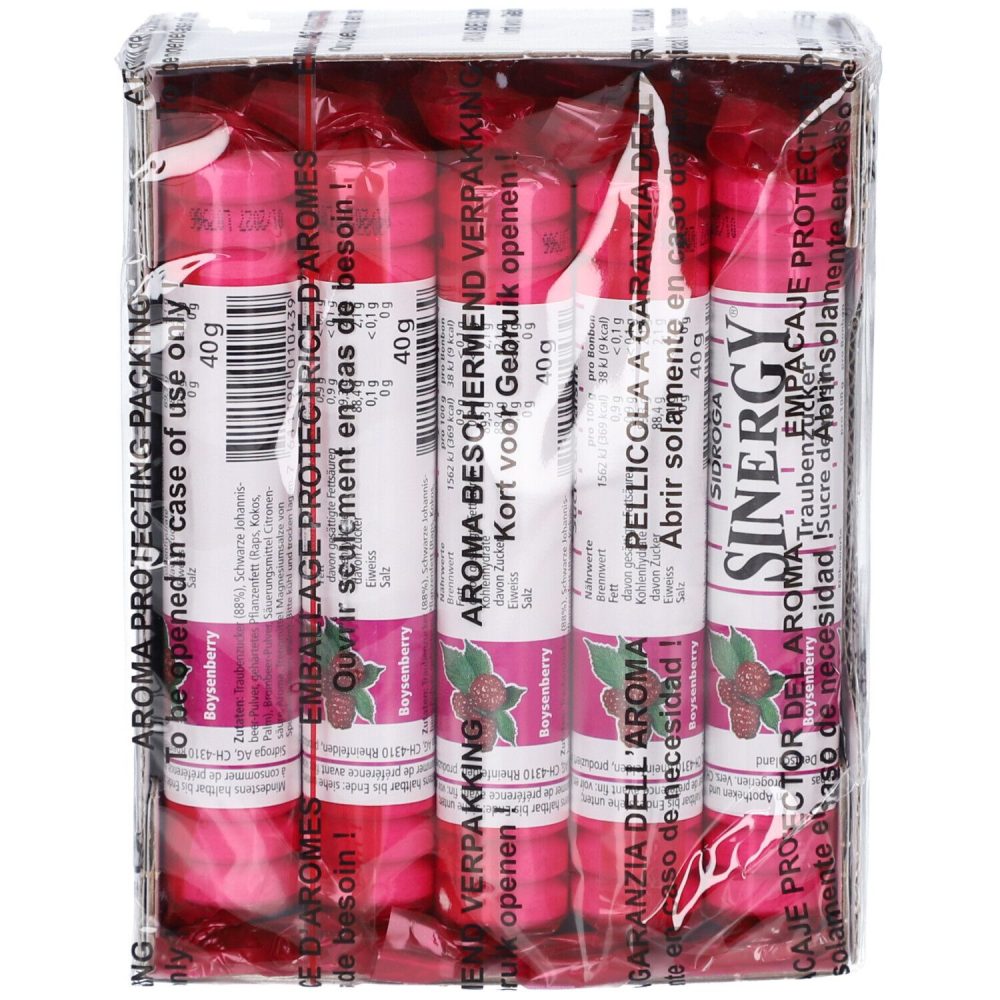 SINERGY Traubenzucker Boysenberry (15x40g)