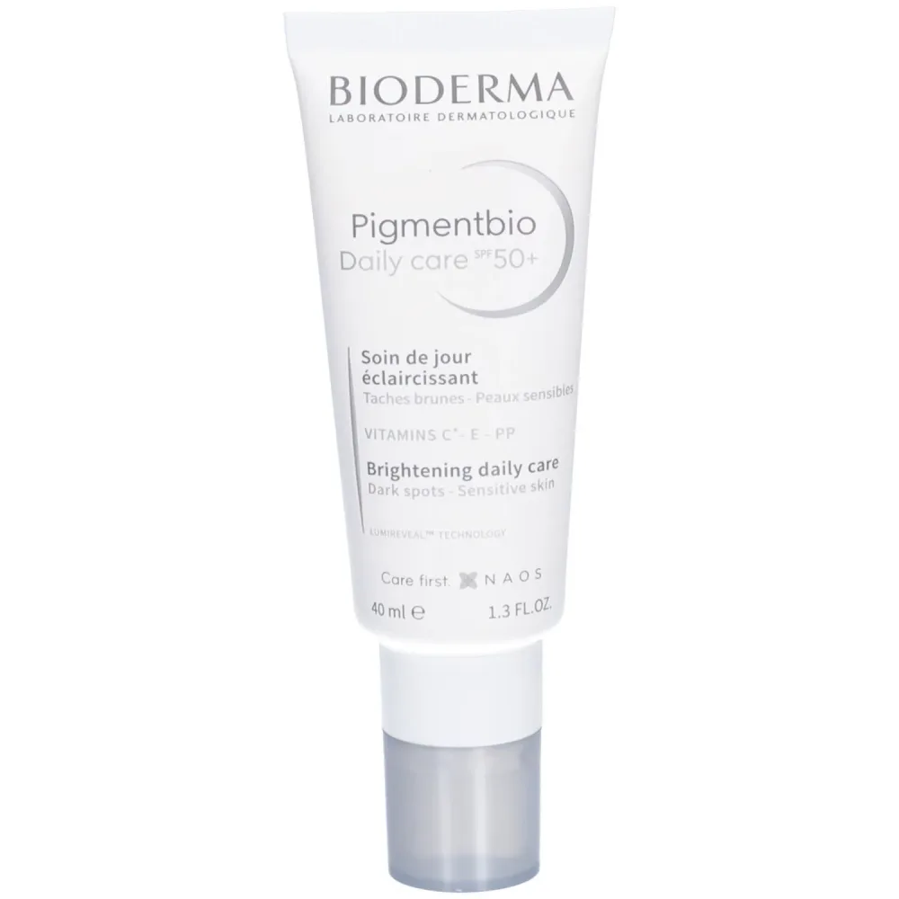 BIODERMA - Pigmentbio Daily Care SPF 50+ – Aufhellende Tagespflege - gegen braune Flecken, Pigmentbio Daily Care Spf50+, 40 ml