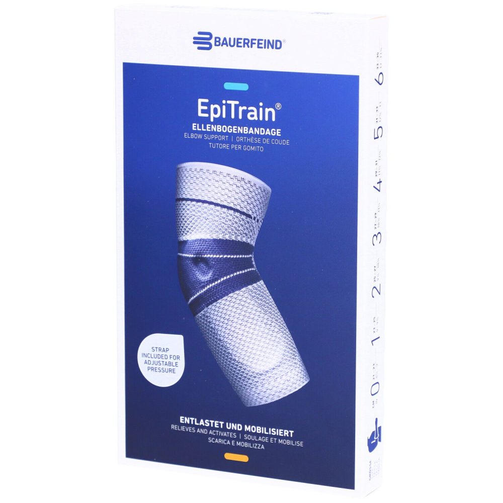 EpiTrain Aktivbandage mit Gurt Grösse 6 titan (1 Stk)