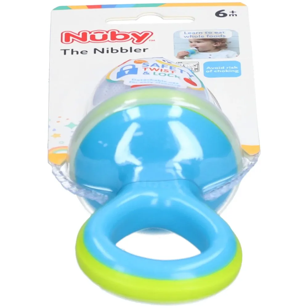 Nuby Fruchtsauger Premium blau-grün (1 Stk)