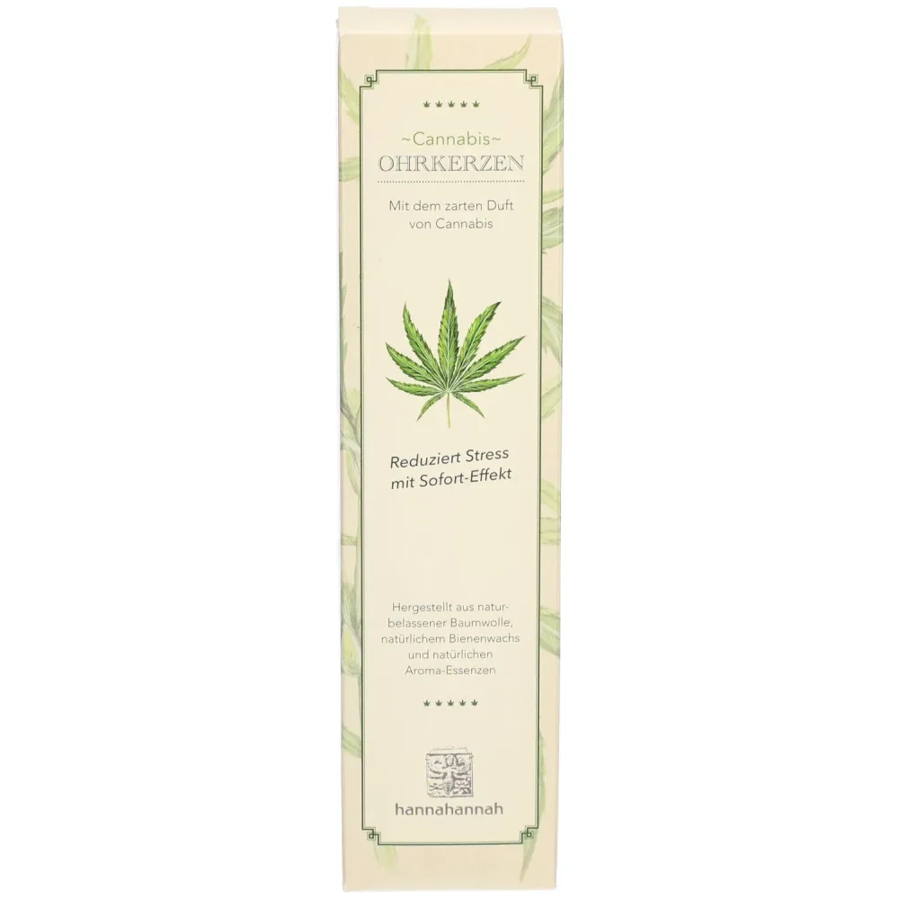 BIOSUN Hannahannah Ohrkerzen Cannabis (5 Paar)