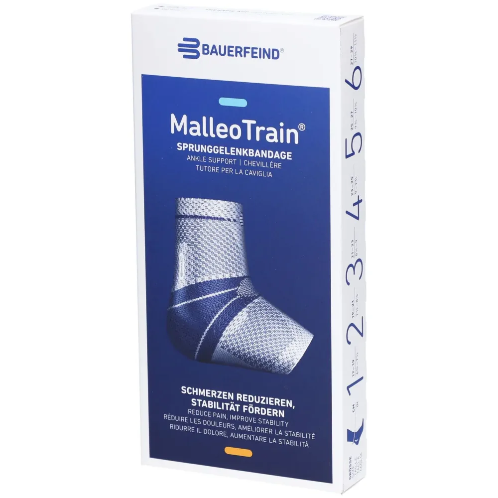 MalleoTrain Aktivbandage Grösse 4 rechts beige (1 Stk)