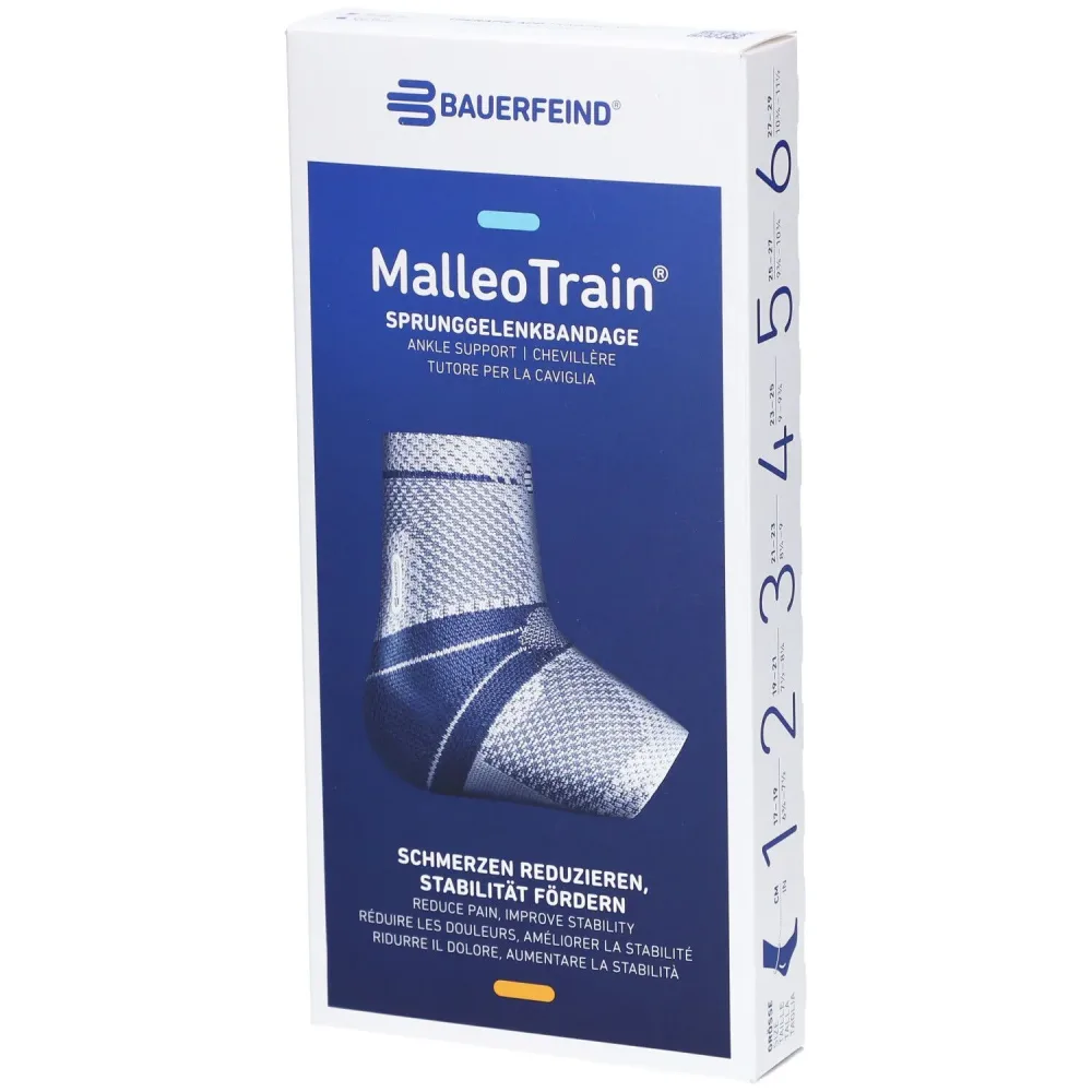 MalleoTrain Aktivbandage Grösse 6 rechts titan (1 Stk)