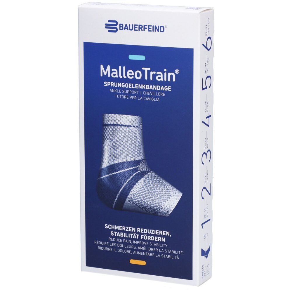MalleoTrain Aktivbandage Grösse 6 links titan (1 Stk)