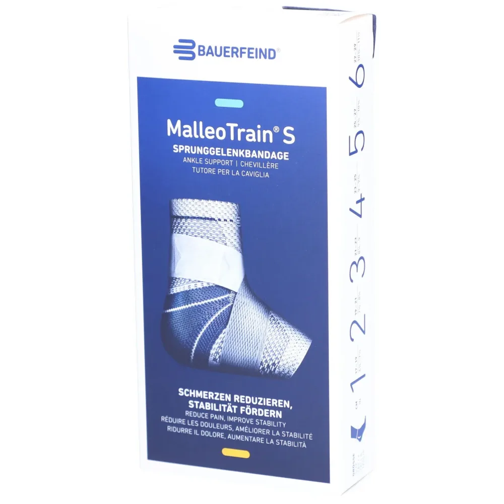 MalleoTrain S Aktivbandage Grösse 3 rechts titan (1 Stk)