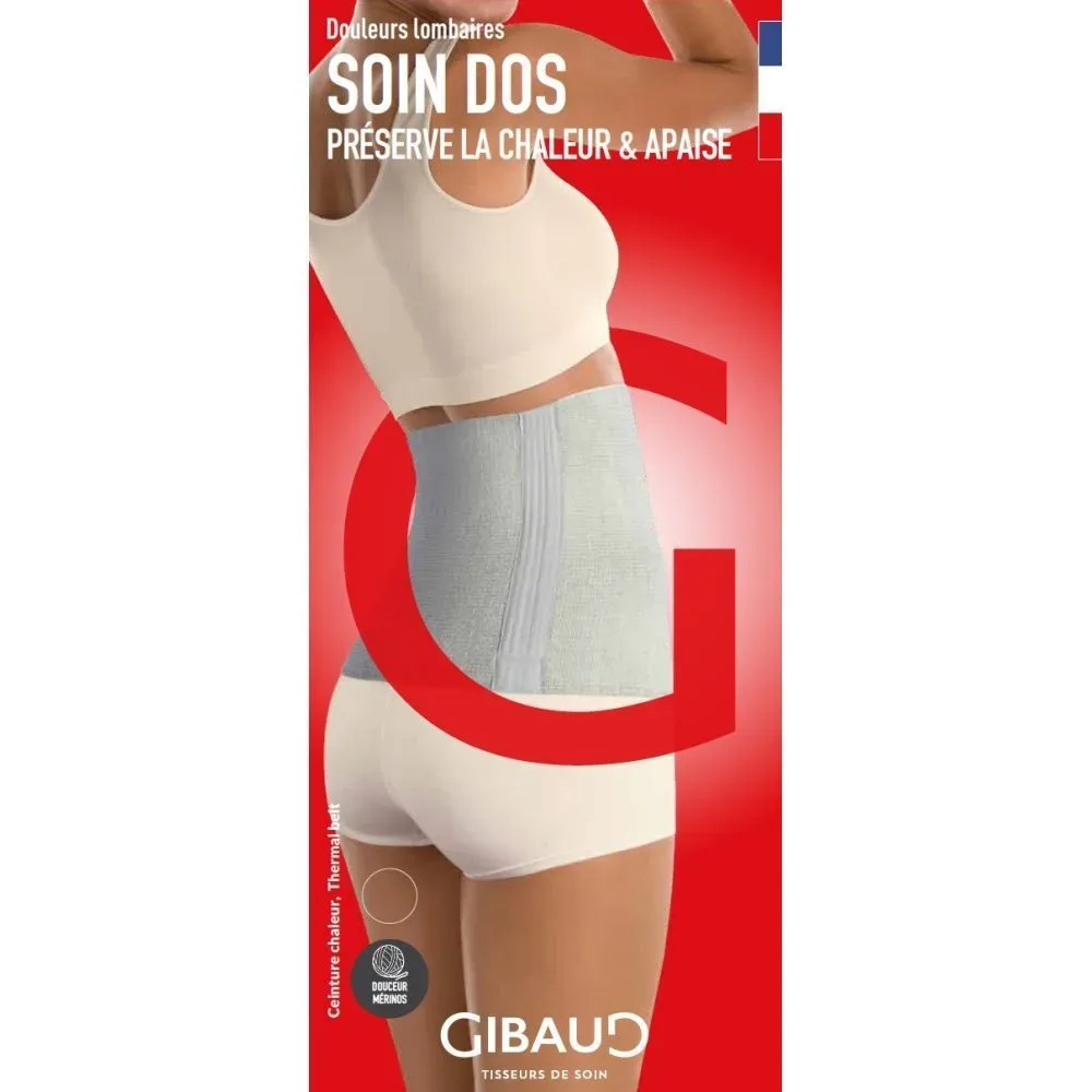 GIBAUD CHALEUR Nierenwärmer, Grösse M, 25cm, ecru (1 Stk)