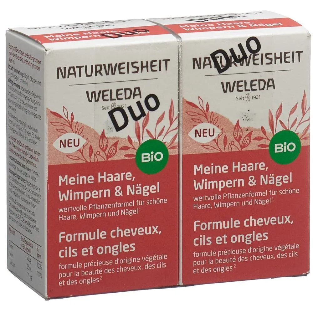 Weleda Naturweisheit Meine Haare, Wimpern & Nägel (2x46 Stk)
