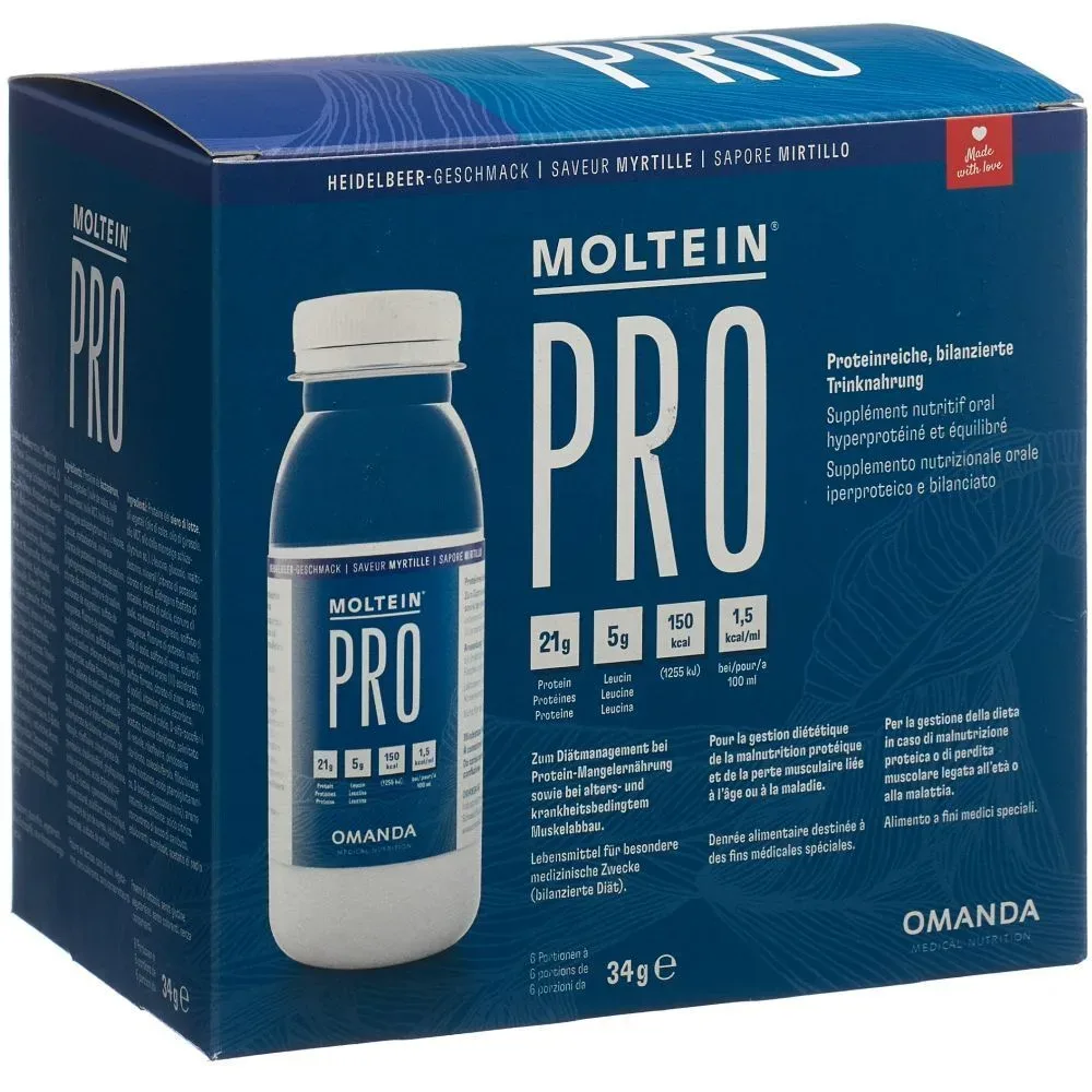 MOLTEIN PRO 1.5 Heidelbeere (6x34g)