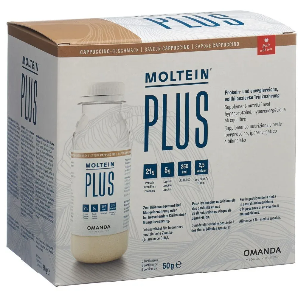 MOLTEIN PLUS 2.5 Cappuccino (6x50g)