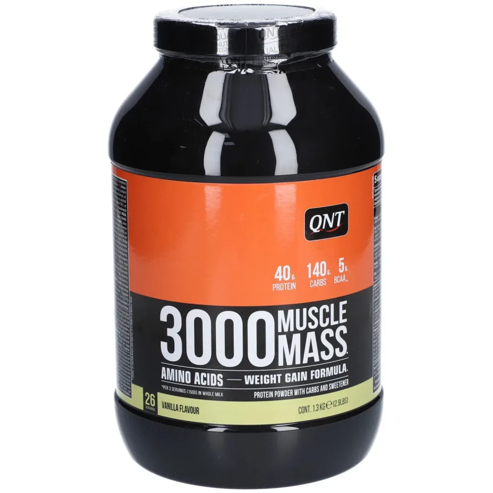 QNT Muscle Mass 3000 Vanilla (1.3kg)