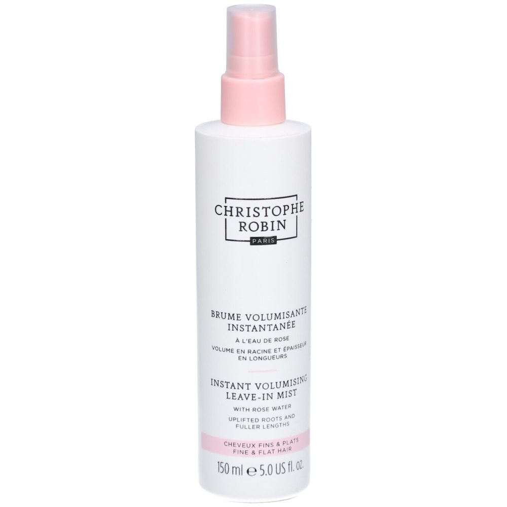 Christophe Robin - Brume Volume Naturel À L'Eau De Rose, Instant Volumising Leave-In Mist with Rose Water, 150  ml