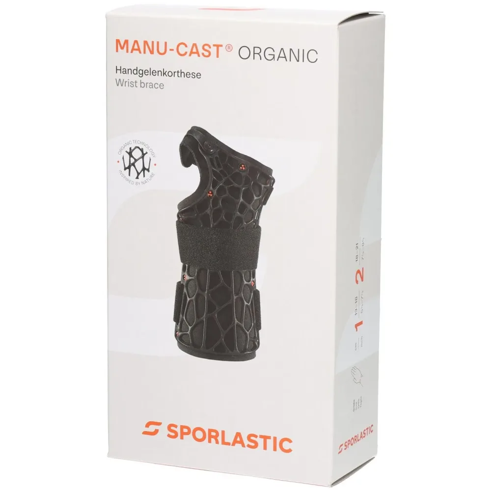 Sporlastic Manu-Cast Organic Gr1 rechts schwarz