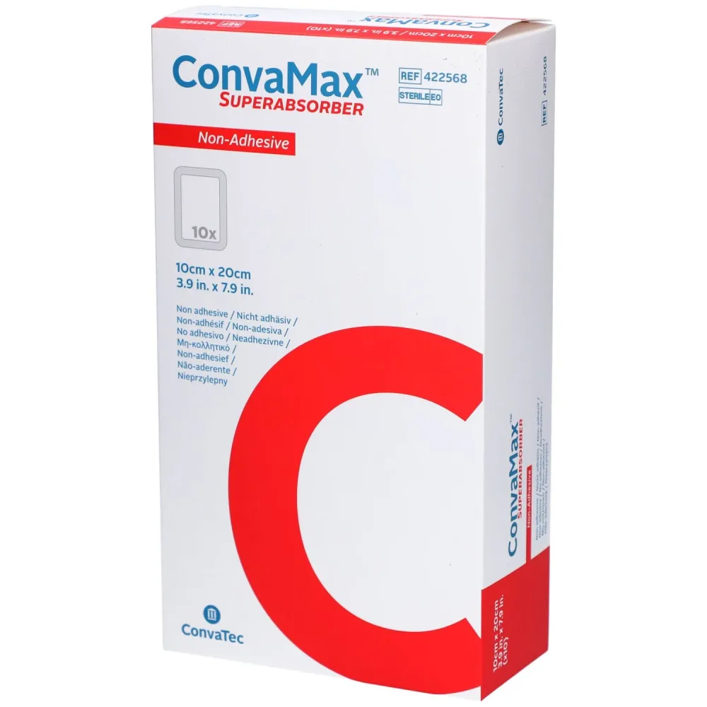 ConvaMax Superabsorber, 10x20cm, nicht adhäsiv (10 Stk)