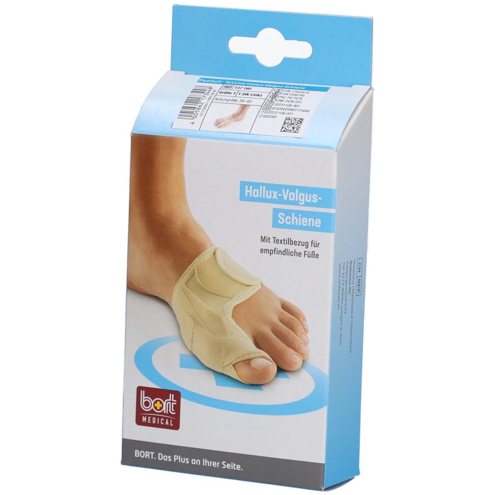 bort TexLine Hallux Valgus Schiene Grösse 1 links beige (1 Stück)