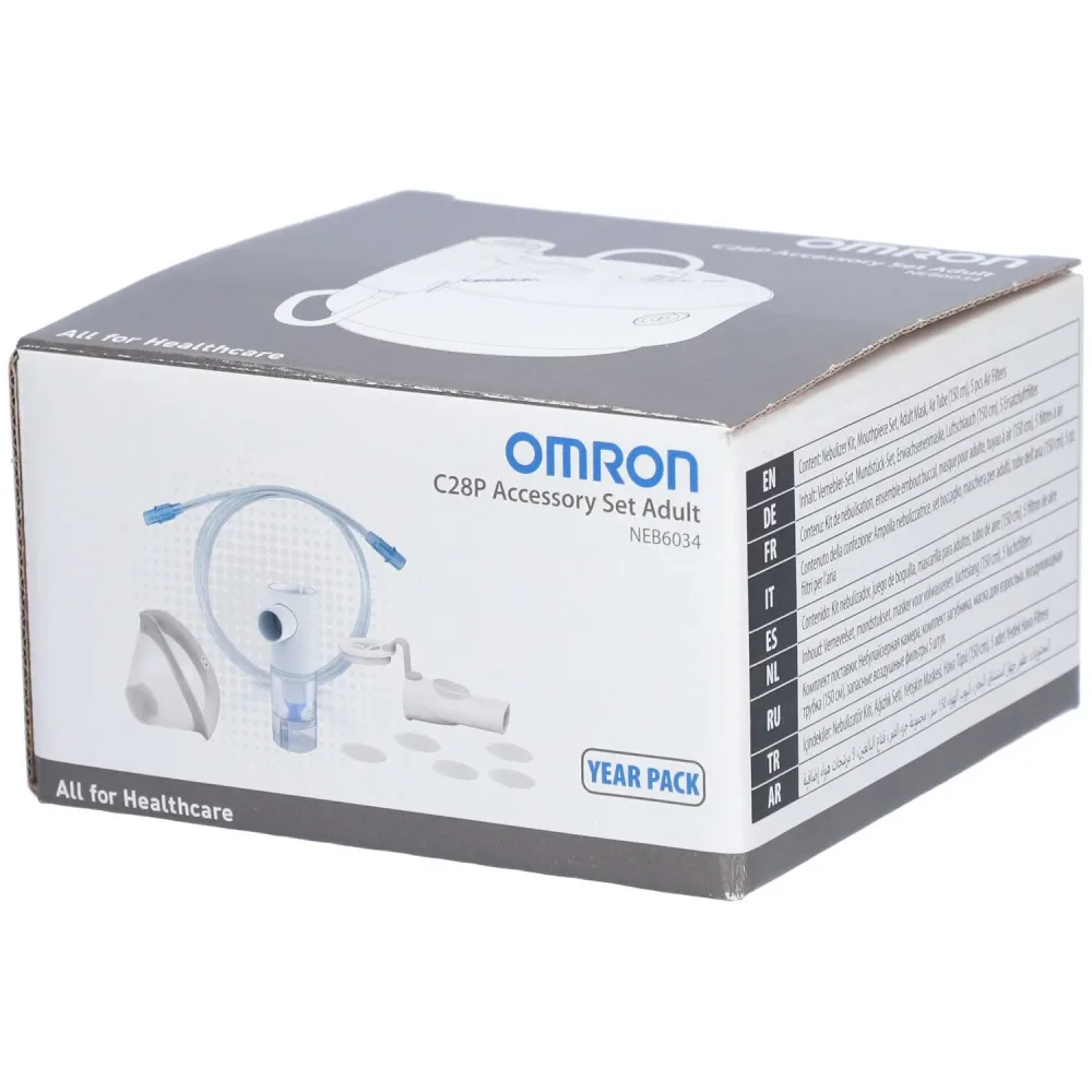 OMRON Vernebler-Set  für Erwachsene zu Inhalator C28P (1 Set)