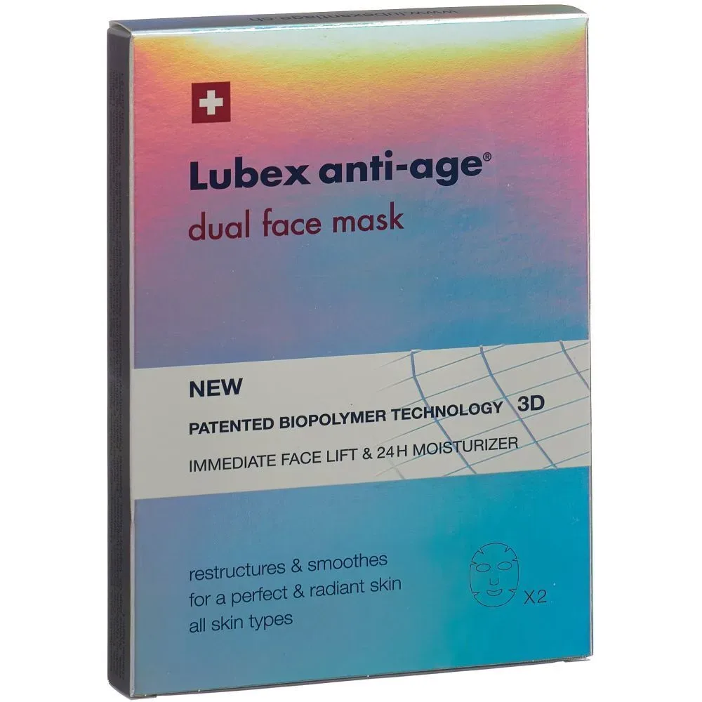 Lubex anti-age dual face mask (4 Stk)