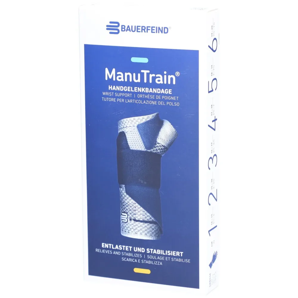 ManuTrain Aktivbandage Grösse 3 rechts titan (1 Stk)