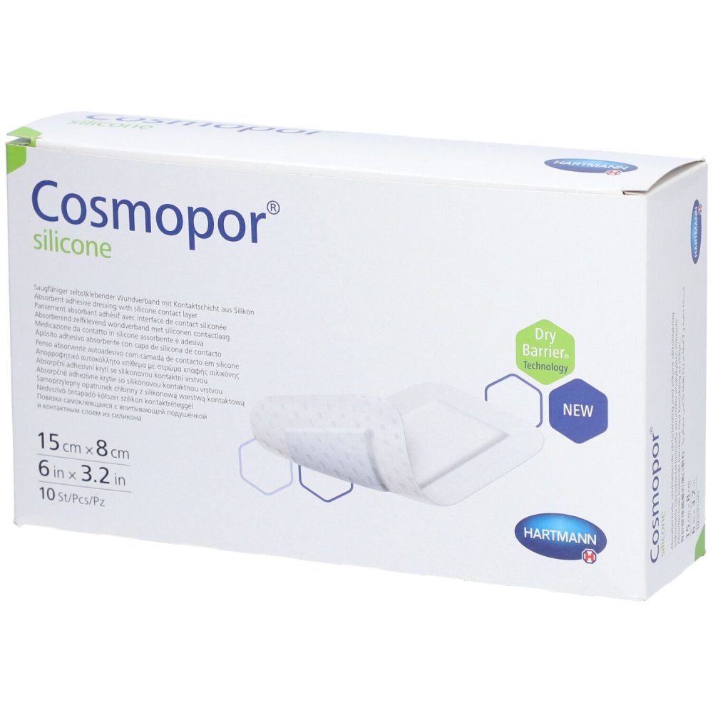 Cosmopor silicone 15x8cm (10 Stück)