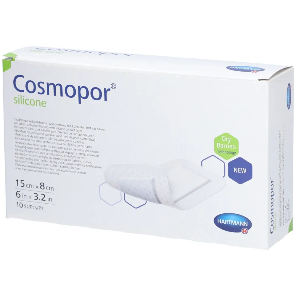 Cosmopor silicone 15x8cm (10 Stk)