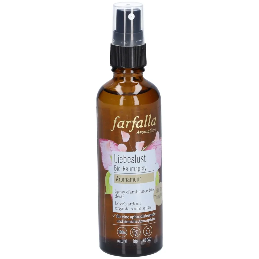 Farfalla Aromamour Liebeslust Bio-Raumspray (75ml)