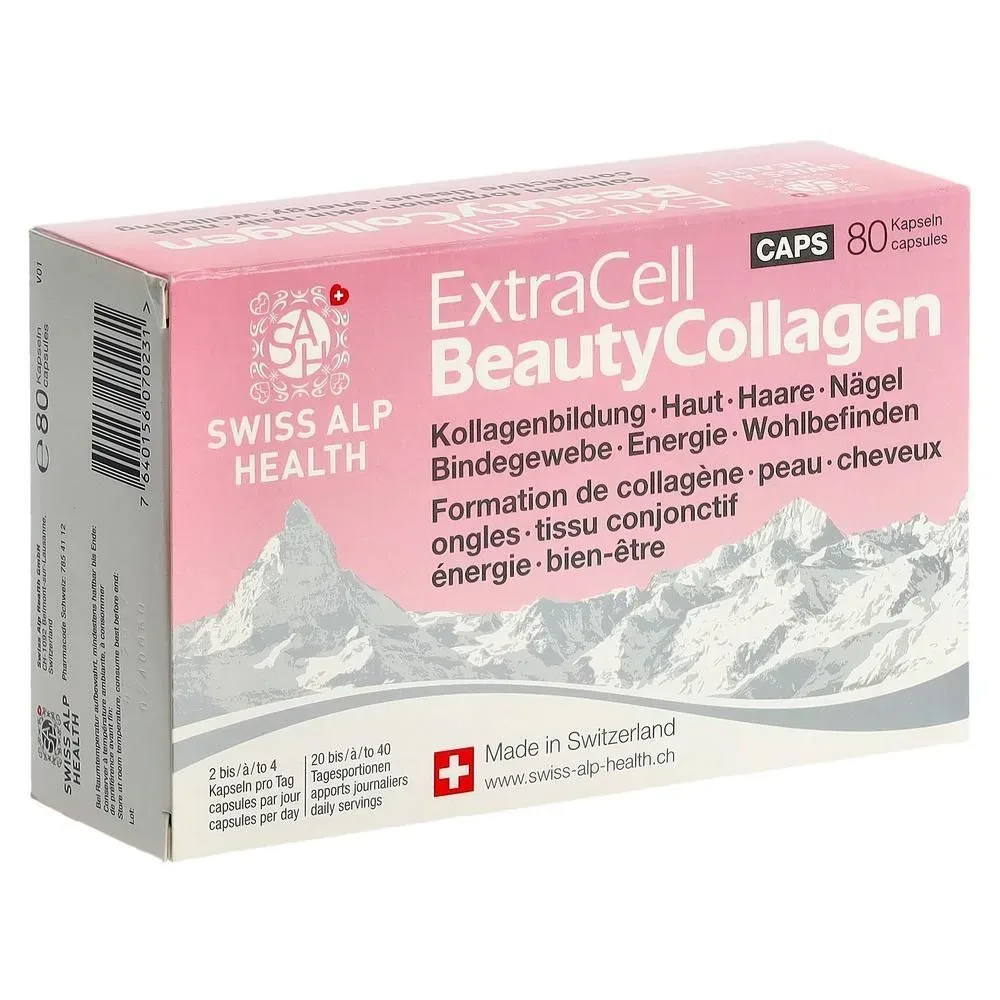 Swiss Alp Health Extra Cell Beauty Collagen Kapseln (80 Stk)