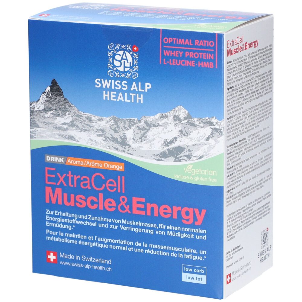 EXTRA CELL Muscle&Energy Drink Orange 20 x 21.4 g