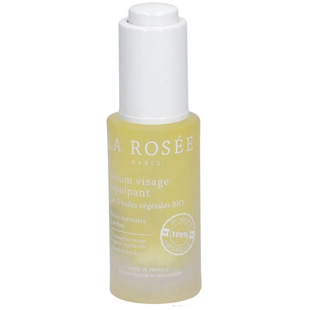 La Rosée - Aufpolsterndes Gesichtsserum mit 5 Bio-Pflanzenölen, 30 ml