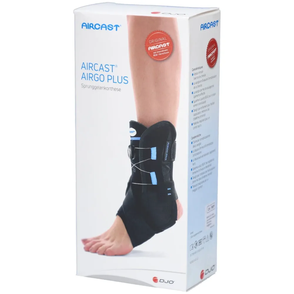 Aircast AirGo Plus, Grösse L, rechts, schwarz (1 Stk)