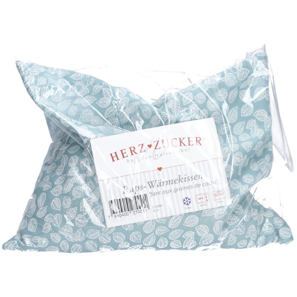 HERZZUCKER Raps-Wärmekissen 26x21cm Blätter (1 Stk)