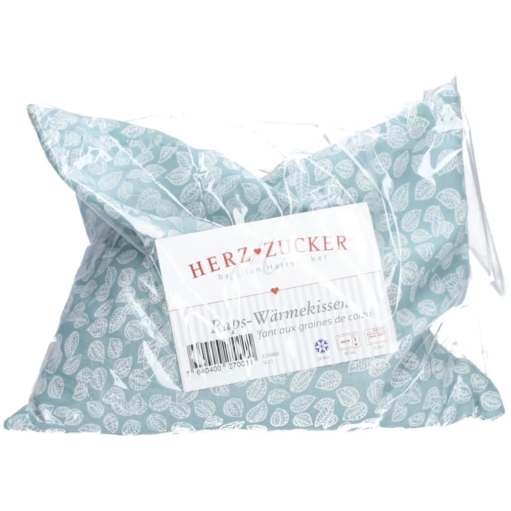 HERZZUCKER Raps-Wärmekissen 26x21cm, Blätter (1 Stk)