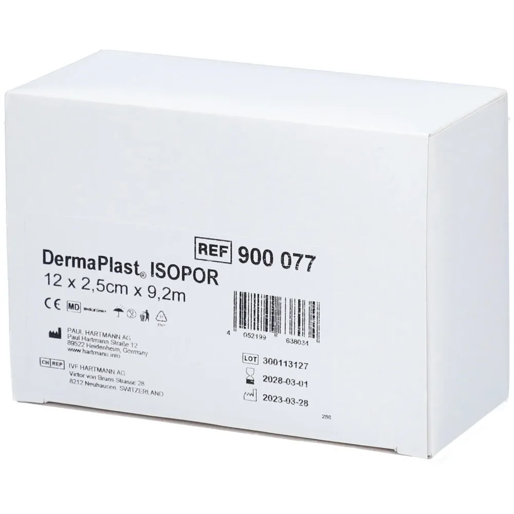 DermaPlast ISOPOR 2.5cmx9.2m Vlies (12 Stk)