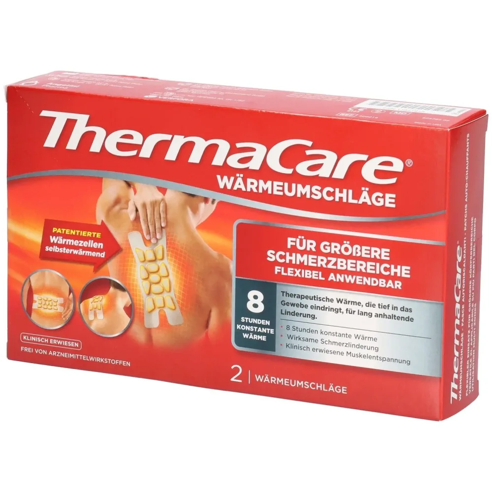 ThermaCare Wärmeumschläge für grössere Schmerzbereiche (2 Stk)