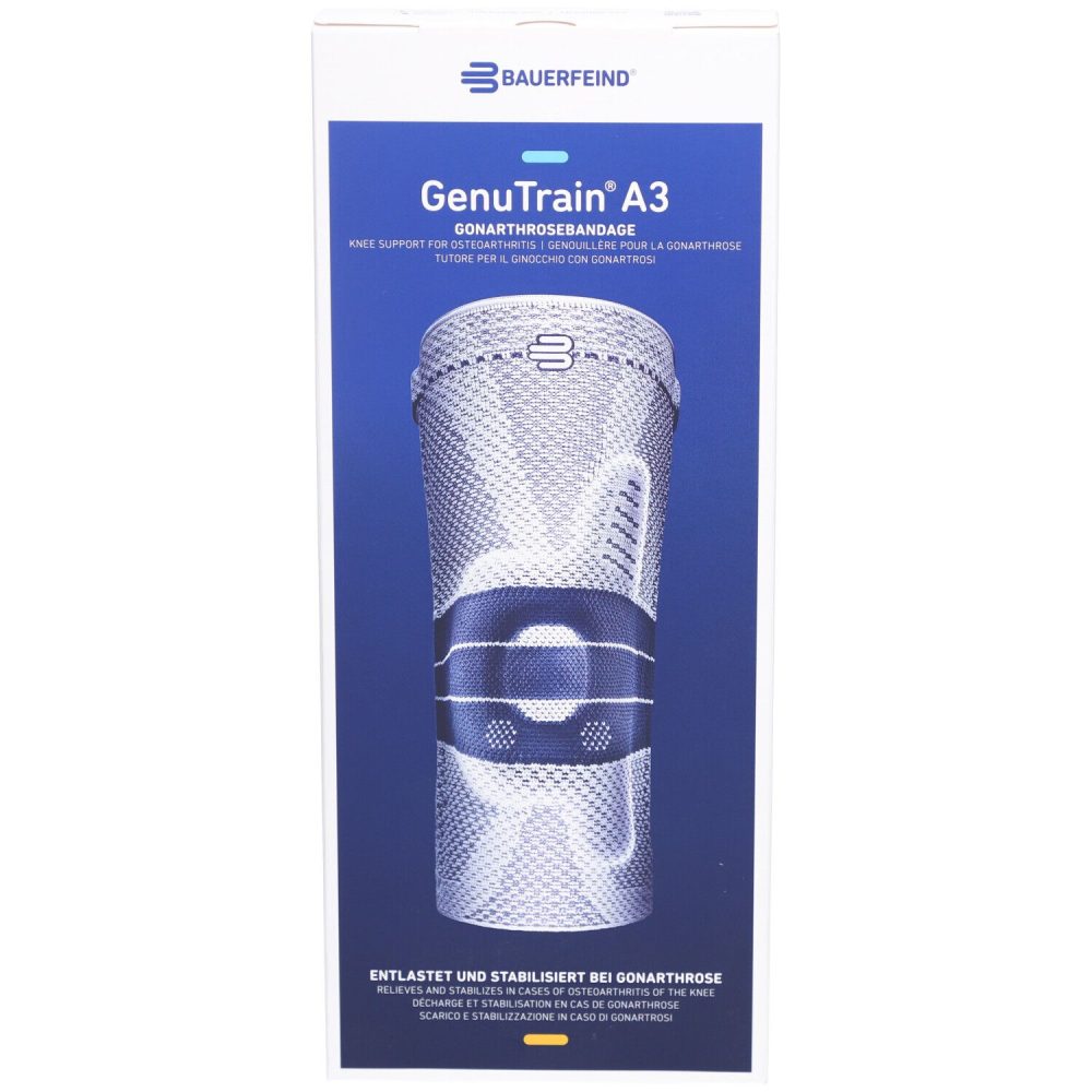GenuTrain A3 Aktivbandage Grösse 1 rechts titan (50 ml)
