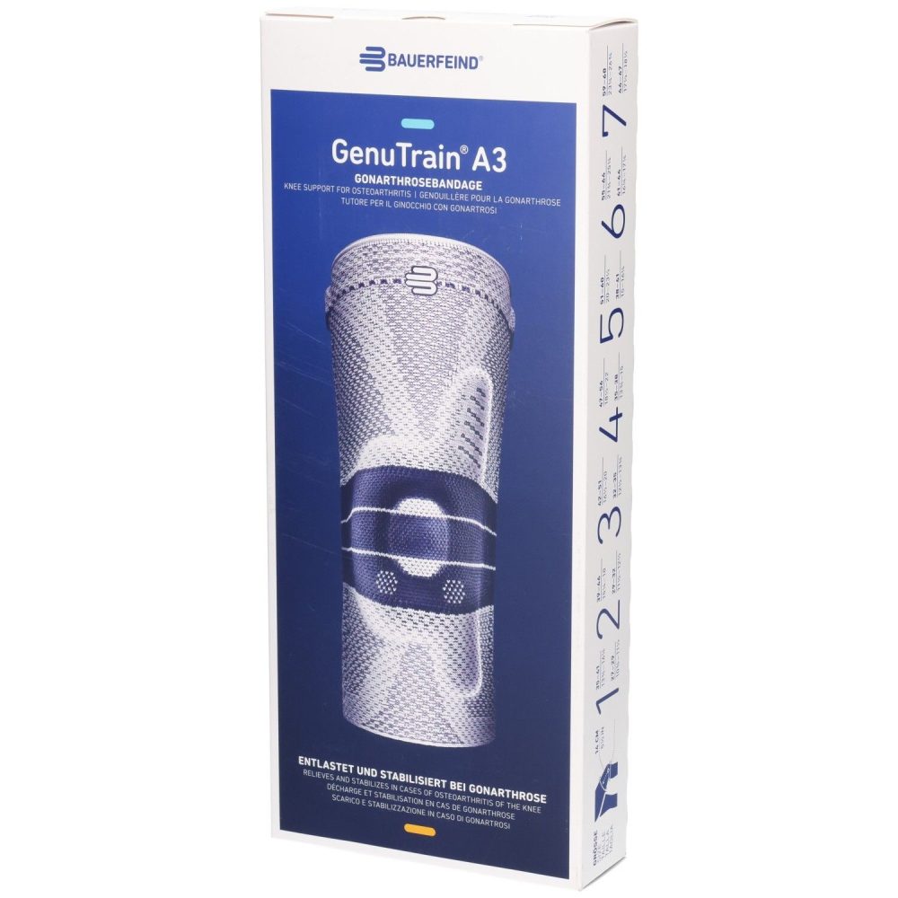 GenuTrain A3 Aktivbandage Grösse 3 rechts titan (50 ml)