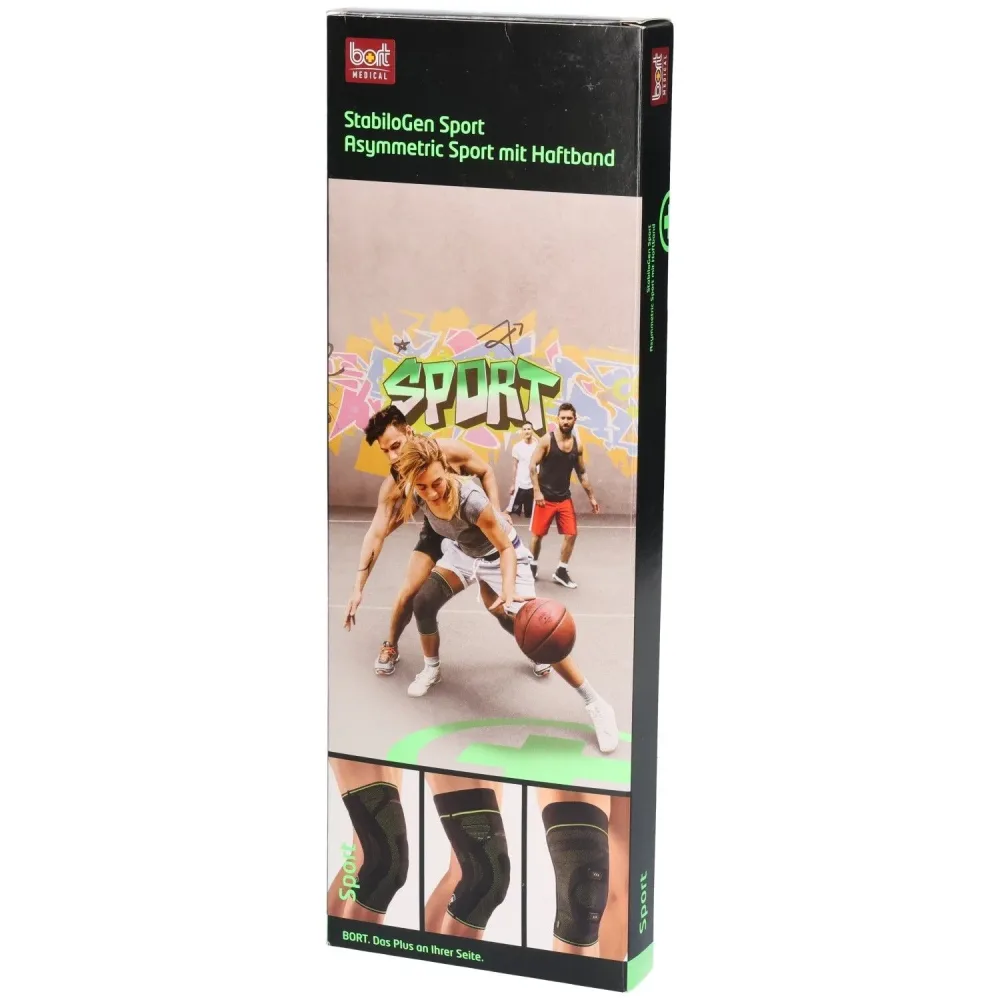 Bort StabiloGen Sport 4 mit Haftband schwarz/grün
