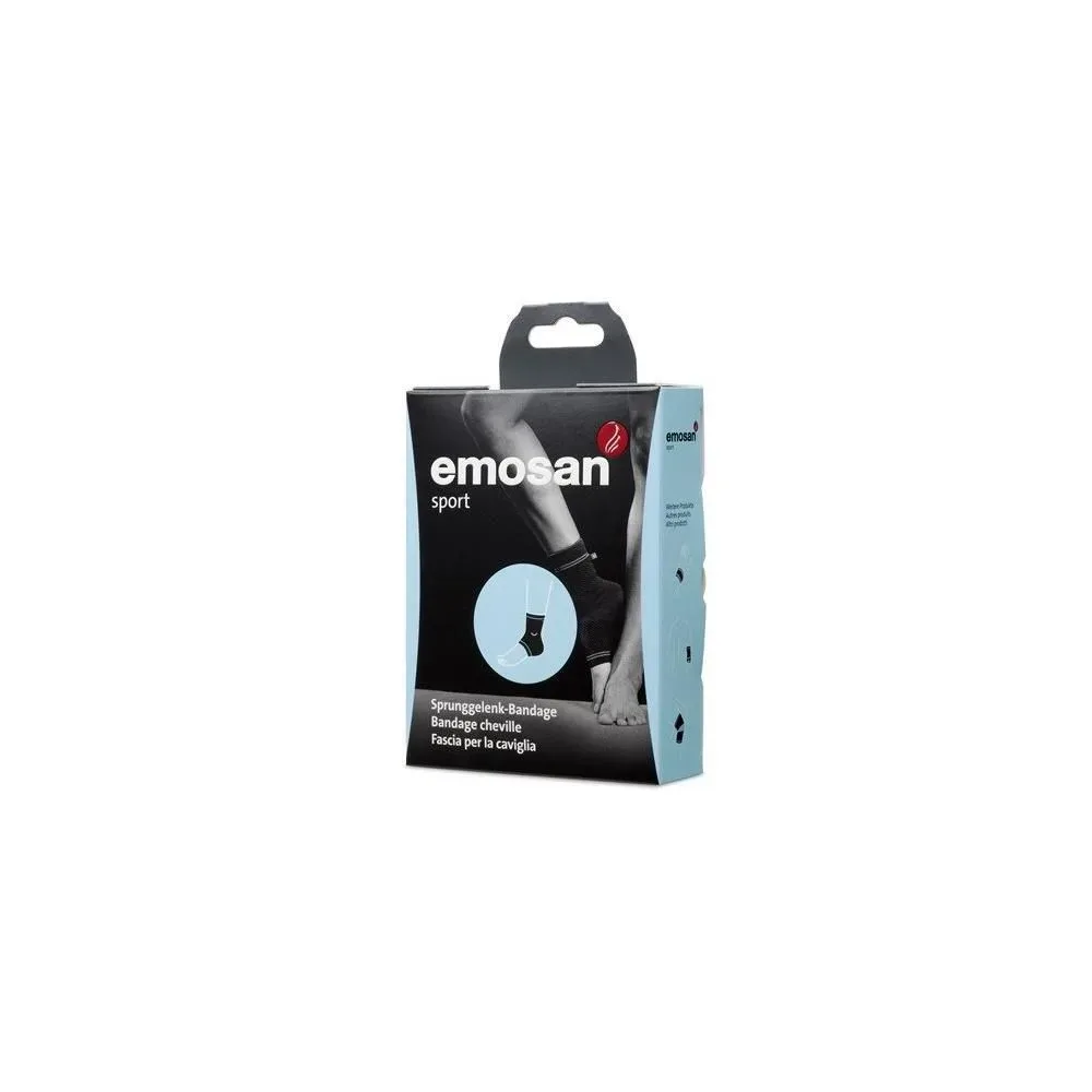 Emosan Sport Sprunggelenk-Bandage, Grösse L, 24-26cm (1 Stk)