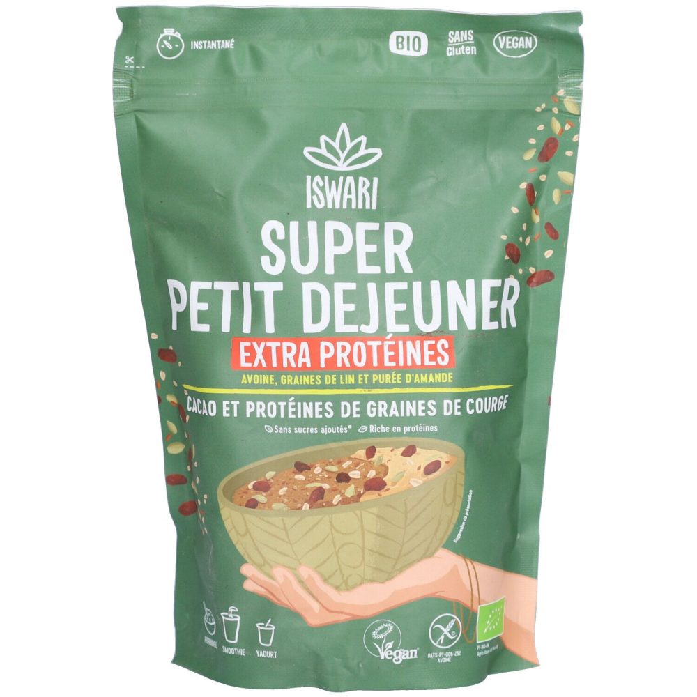 Iswari Super Frühstück Extra Protein Kakao 360g