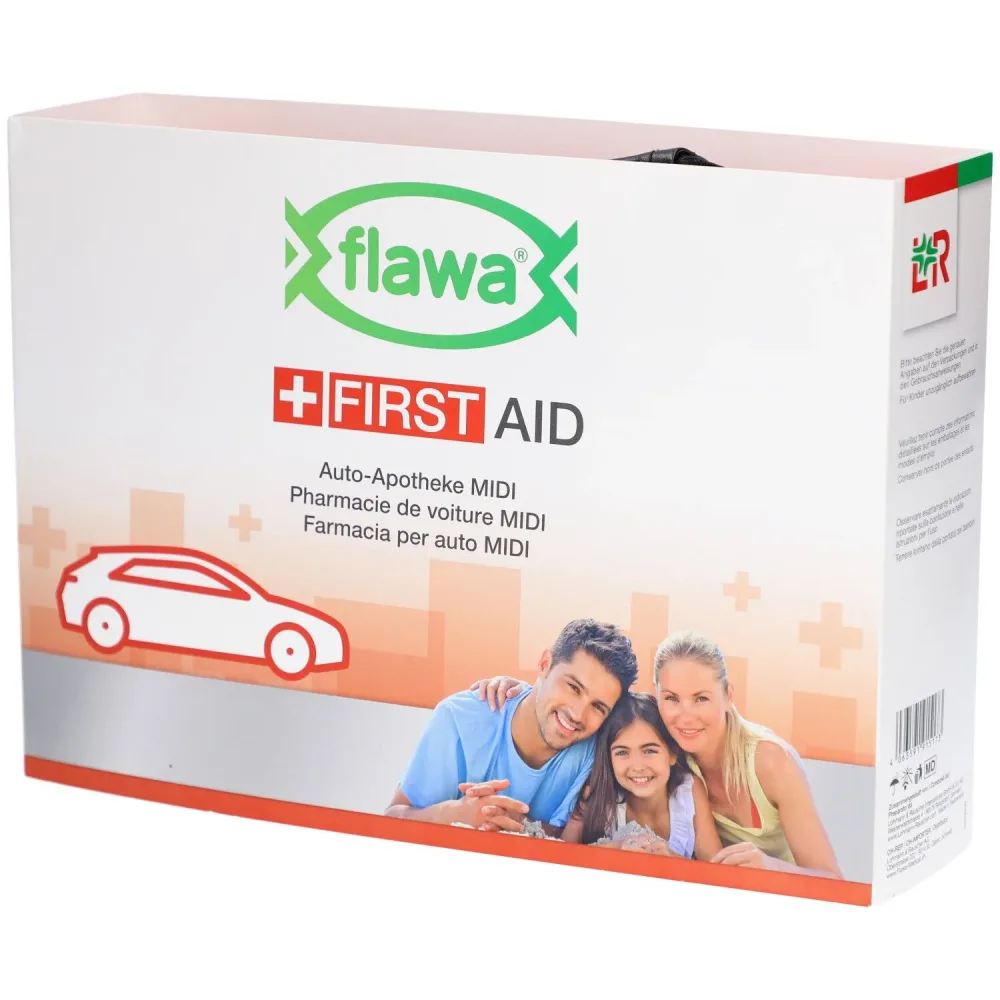 FLAWA Auto-Apotheke Midi Bag rot (1 Stk)