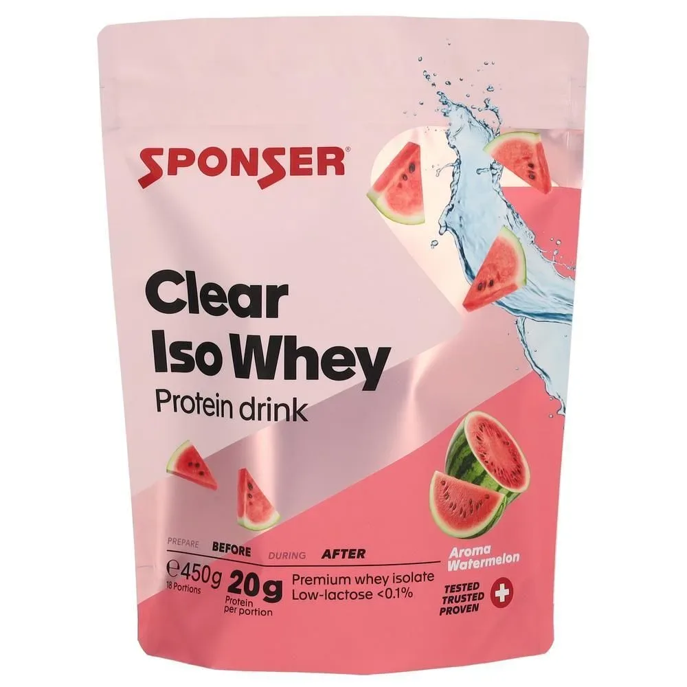 Sponser Getränkepulver Clear Iso Whey Watermelon (450g)