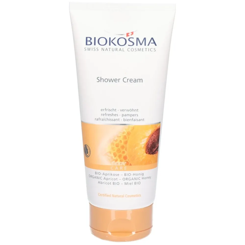 BIOKOSMA Duschcreme Aprikose-Honig (200ml)