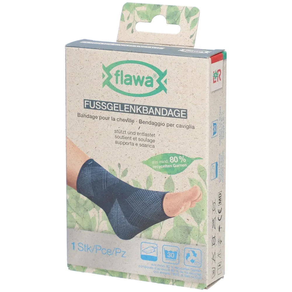 FLAWA Fussgelenkbandage, Grösse M, Fussgelenkumfang 21-24cm (1 Stk)