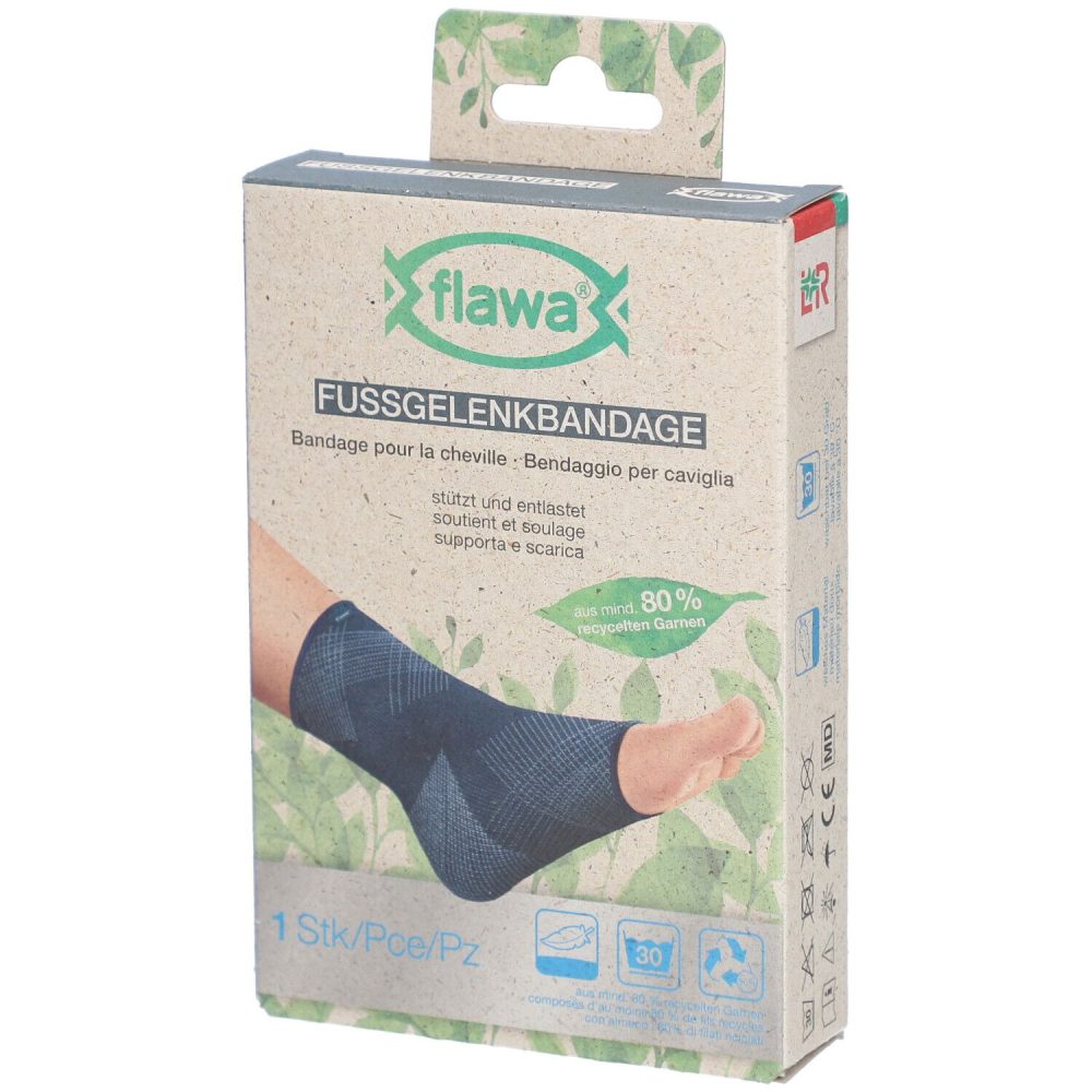 FLAWA Fussgelenkbandage, Grösse L, Fussgelenkumfang 24-27cm (1 Stk)
