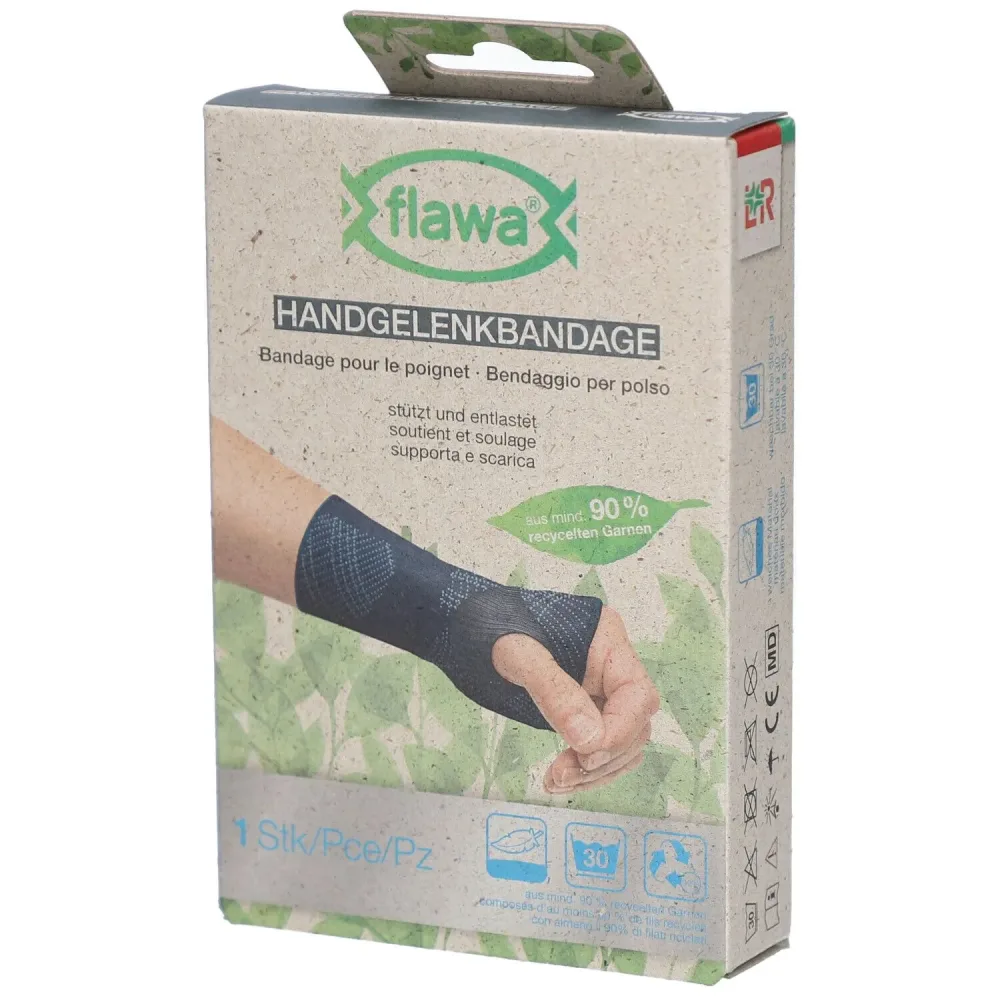 FLAWA Handgelenkbandage, Grösse L, Handgelenkumfang 19-22cm (1 Stk)