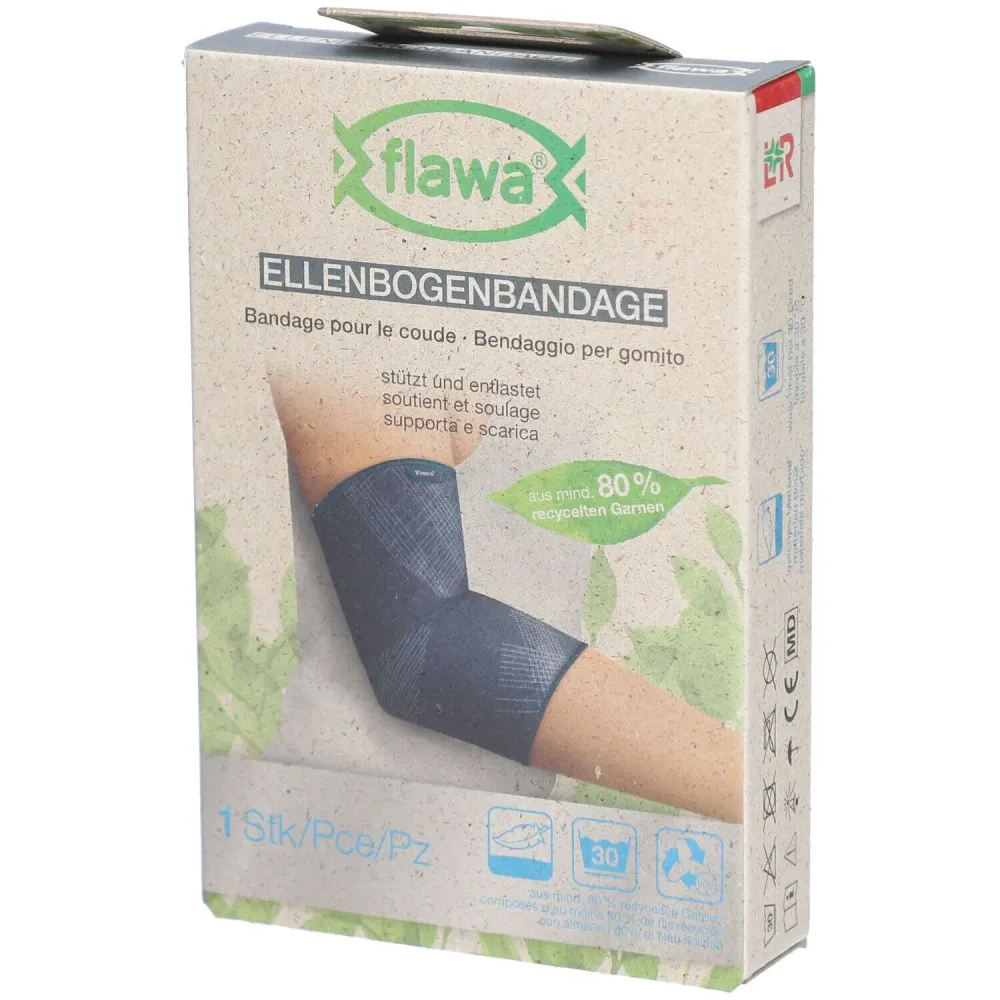 FLAWA Ellenbogenbandage, Grösse S, Ellenbogenumfang 22-25cm (1 Stk)
