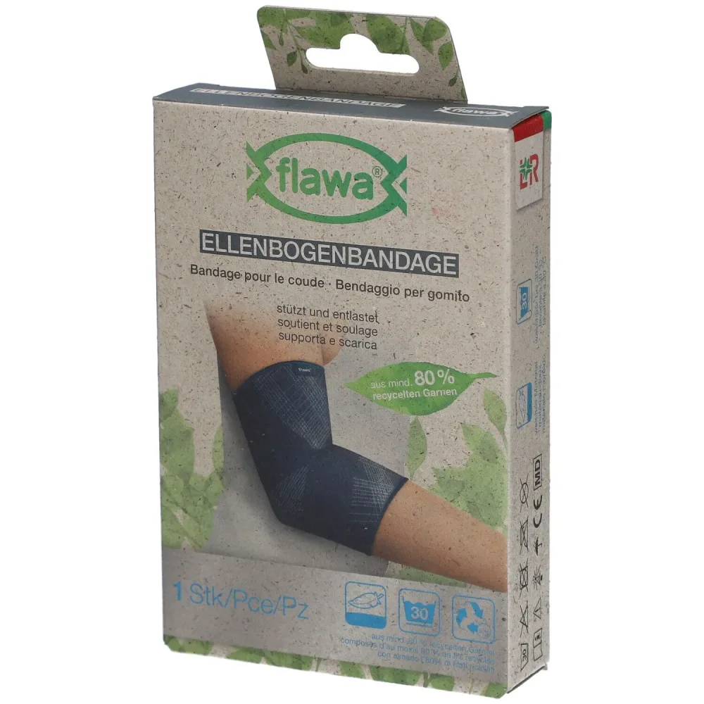 FLAWA Ellenbogenbandage, Grösse L, Ellenbogenumfang 28-32cm (1 Stk)