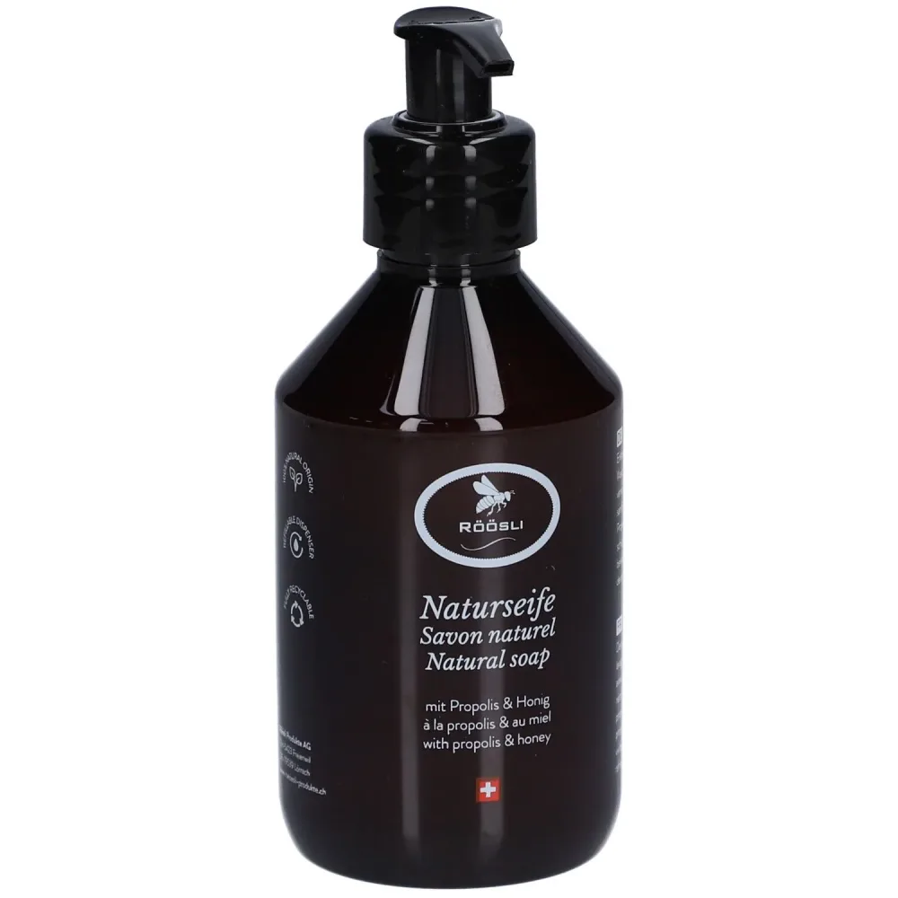 RÖÖSLI Naturseife mit Propolis & Honig (250ml)