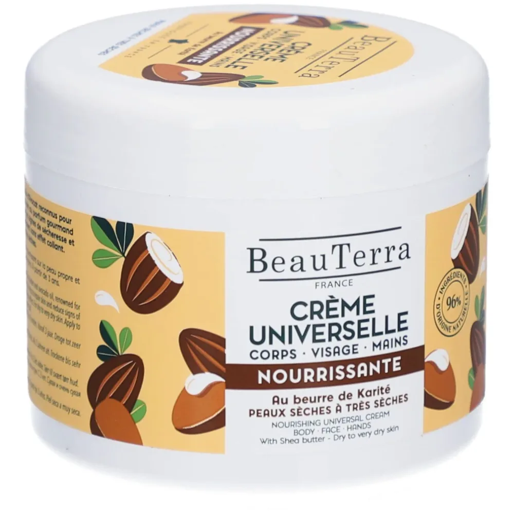 BeauTerra Universalcreme nährend Sheabutter (400ml)