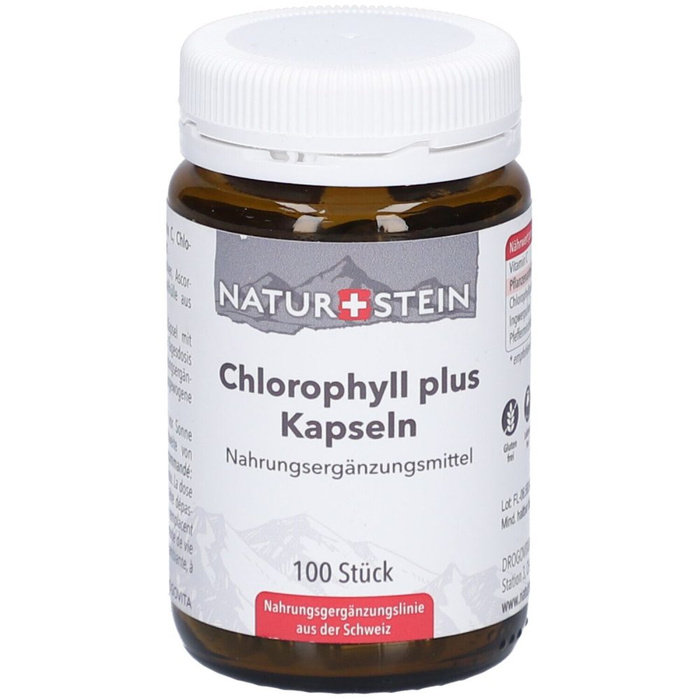 Naturstein Chlorophyll plus Kapseln 100 Stück